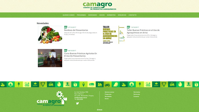 Web Cámara de Agroquímicos