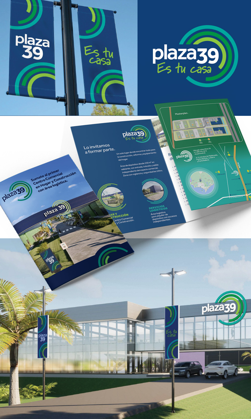Creación de marca e identidad visual para Plaza 39