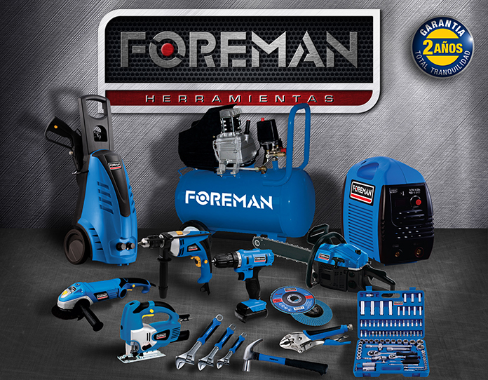 Gráfica publicitaria para Foreman